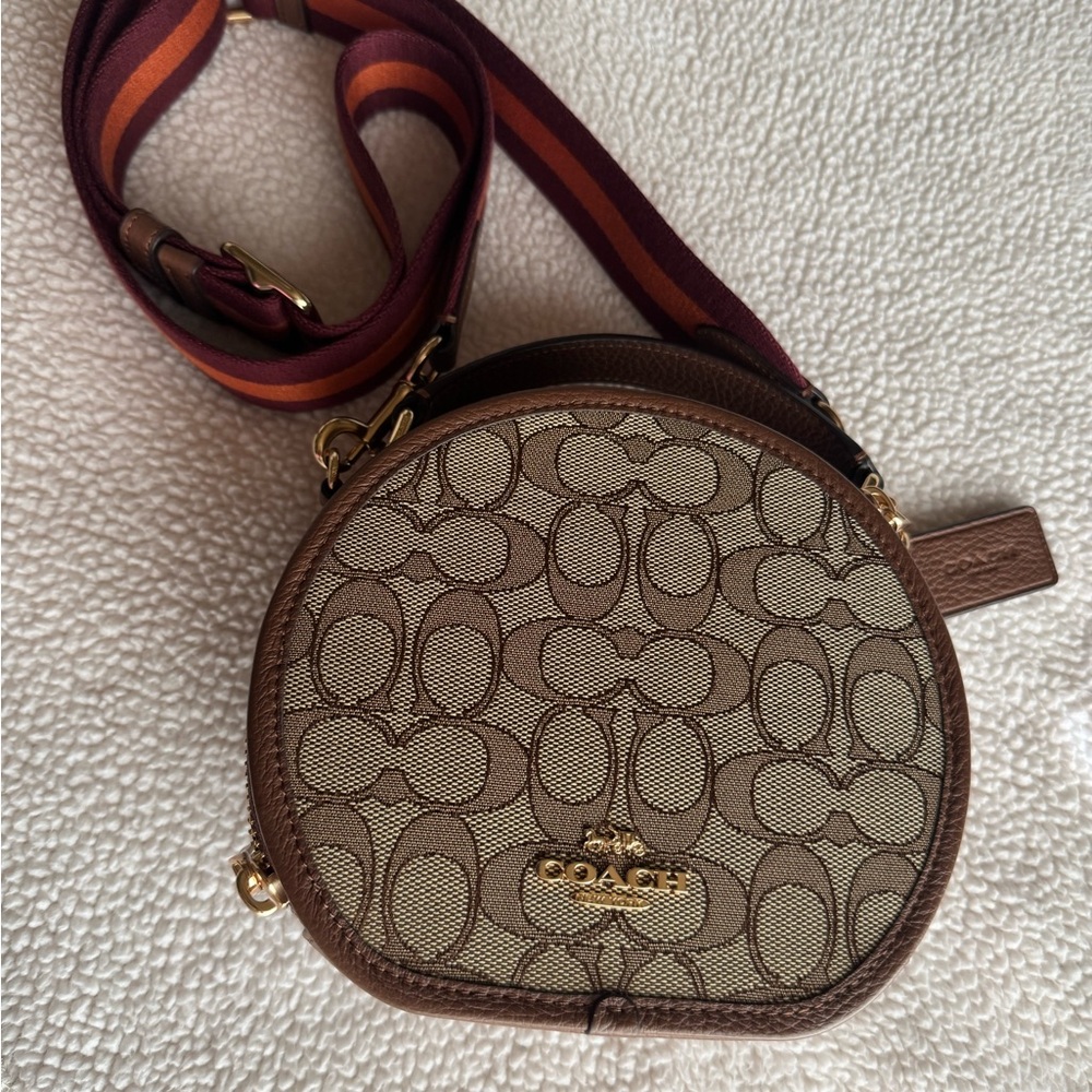 Coach Brown and Tan Crossbody Bag